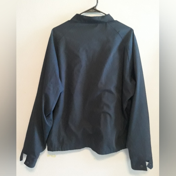 Vintage OAKBROOK SPORTSWEAR Navy Men's Zip Front Jacket 1960s SEARS Size 46 Long - Picture 6 of 9